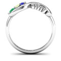 Sisters Infinity Ring Product View Personalised sisters infinity ring product view
