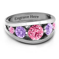 Five Stone Split Shank Ring Five stone split shank ring with round centre and side stones