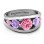 Sterling Silver 5 Stone Split Shank Ring