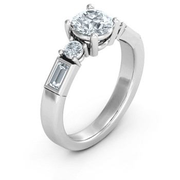 Sterling Silver Andrea Engagement Ring Sterling Silver Andrea Engagement Ring