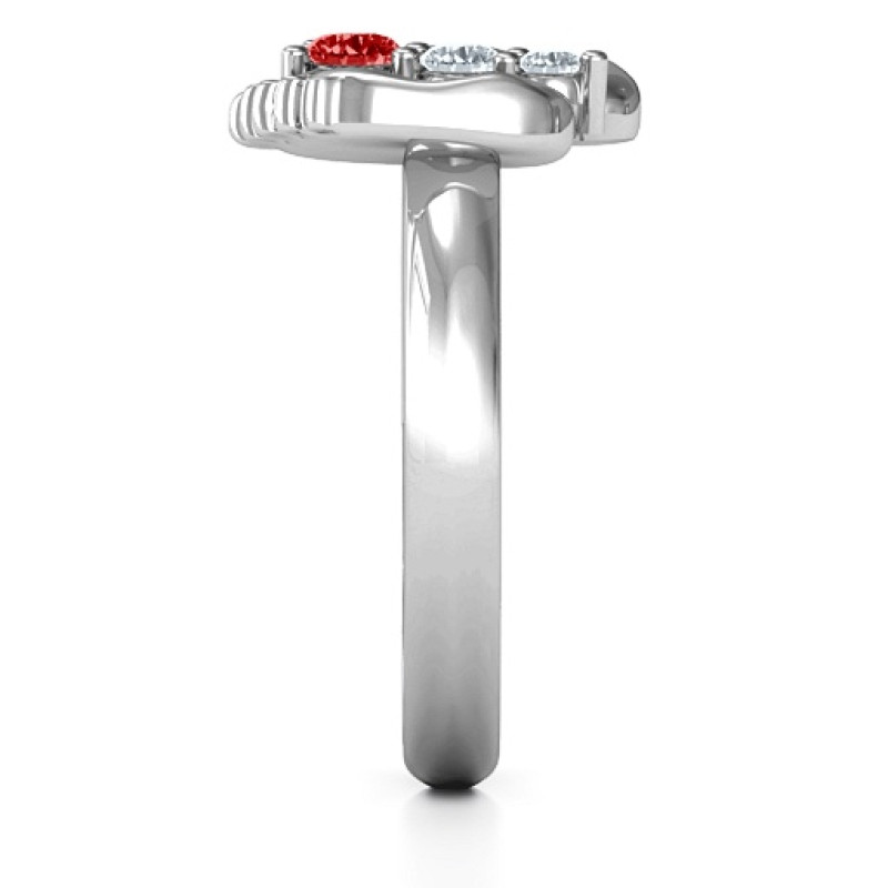 Baby Foot Birthstone Ring product image