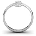 Sterling Silver Basket Weave Loop Ring Sterling Silver Basket Weave Loop Ring product view