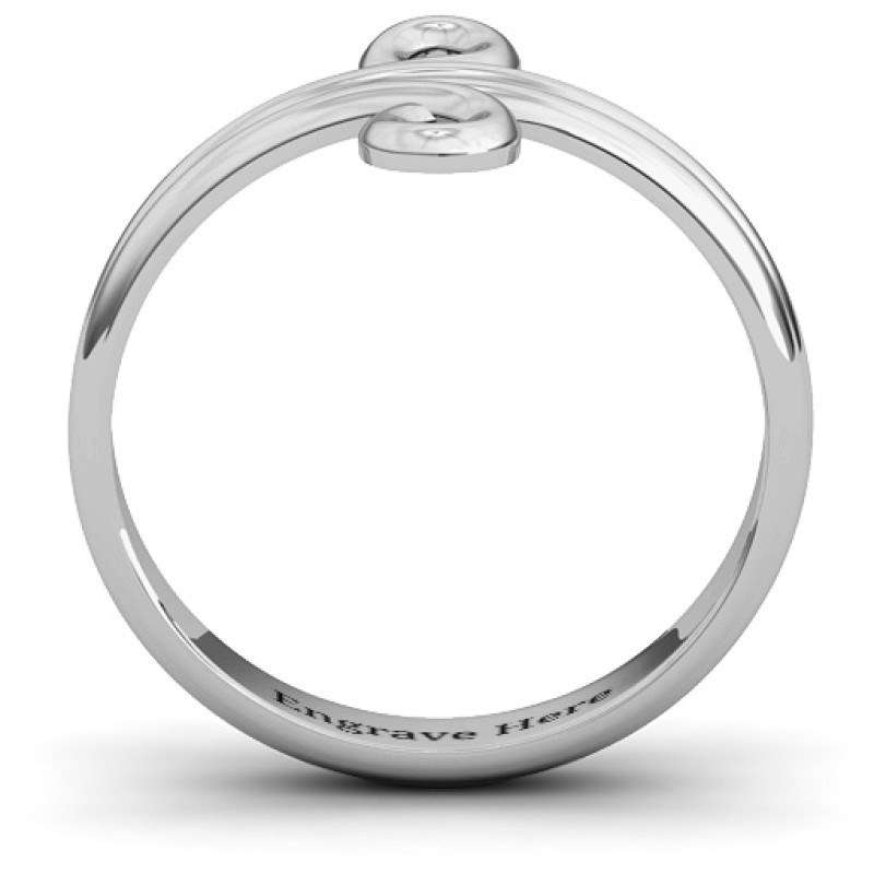 Sterling Silver Basket Weave Loop Ring Sterling Silver Basket Weave Loop Ring product view
