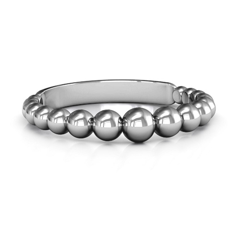 Sterling Silver Beaded Beauty Ring product image
