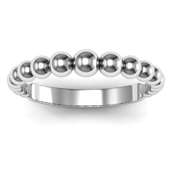 Sterling Silver Beaded Beauty Ring Sterling Silver Beaded Beauty Ring