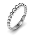 Sterling Silver Beaded Beauty Ring gallery image