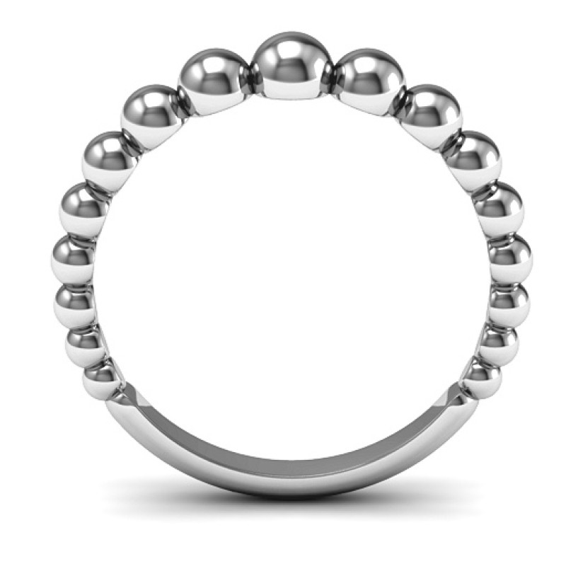 Sterling Silver Beaded Beauty Ring gallery image