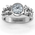Beautiful Blossoms split shank ring product view