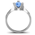 Sterling Silver Beloved Tri-Set Ring Sterling Silver Beloved Tri-Set Ring product view