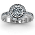 Circles of Love Personalised Stone Ring Circles of Love ring with round centre stone and accent stones