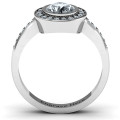 Circles of Love Personalised Stone Ring Circles of Love ring with round centre stone and accent stones