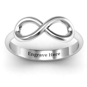 Sterling Silver Classic Infinity Ring Sterling Silver Classic Infinity Ring