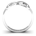 Classic infinity engraved ring product image