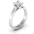 Classic Cathedral Solitaire Ring View Classic cathedral solitaire ring product view