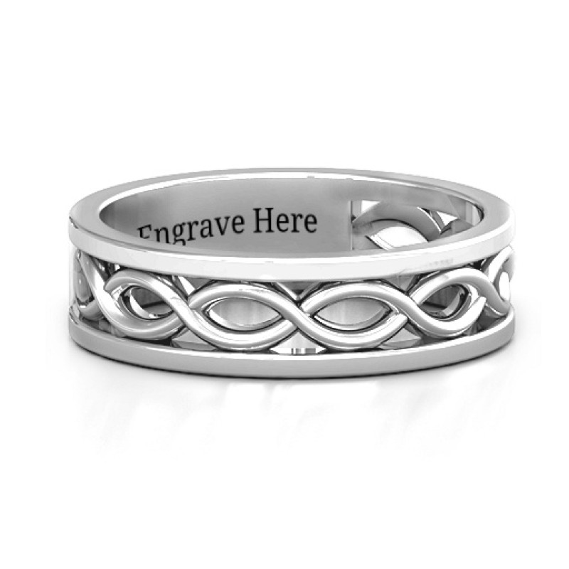 Diadem Infinity Women's Ring Diadem Infinity Women's Ring with interwoven infinity bands