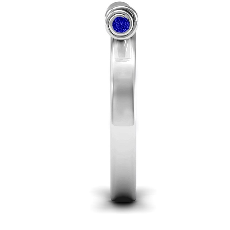 Sterling Silver Diploma Scroll Graduation Ring product view