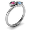 Custom Double Heart Bypass Ring Custom double heart bypass ring