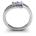 Double Princess Bypass Ring Side View Double princess bypass ring side view