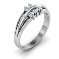 Everlasting Bonds Ring Alternate View Everlasting Bonds Ring with five round stones, alternate product view