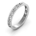 Sterling Silver Filigree Band Ring Sterling Silver Filigree Band Ring product image
