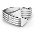 Geometric Arrows and Triangles Bypass Ring Geometric arrows and triangles bypass ring