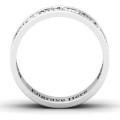 Celtic Half Eternity Ring Personalised Celtic half eternity ring with a repeating recessed design