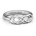 Infinity Knot Ring Infinity knot ring with three interwoven infinity symbols