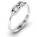 Sterling Silver Infinity Knot Ring Sterling Silver Infinity Knot Ring gallery image