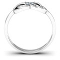 Infinity Knot Ring with Accents Infinity knot ring with accent stones