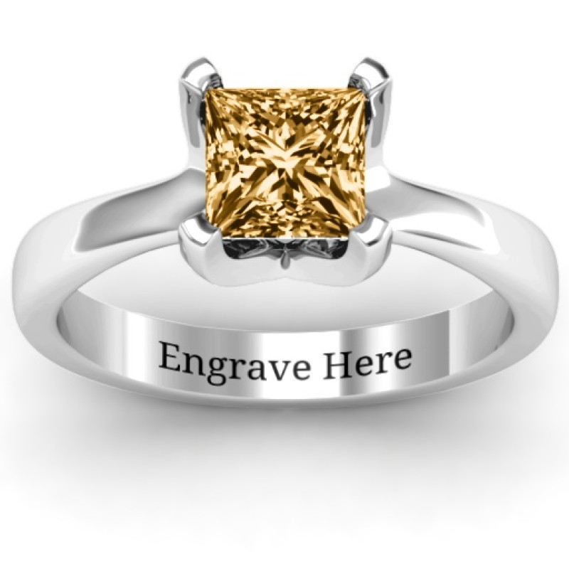Large Princess Solitaire Ring Large Princess Solitaire Ring product image