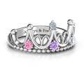 Like a Dream Tiara Ring with a crown-shaped gemstone setting