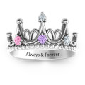 Like a Dream Tiara Ring with a crown-shaped gemstone setting