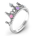 Like a Dream Tiara Ring with a crown-shaped gemstone setting