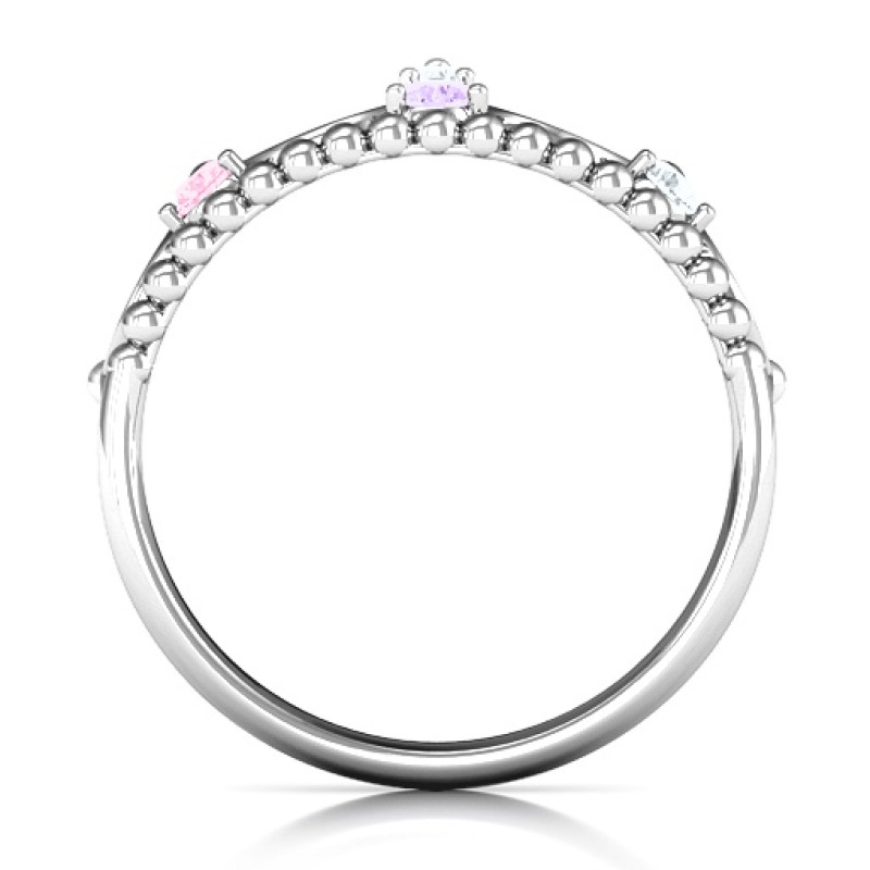 Like a Dream Tiara Ring with a crown-shaped gemstone setting
