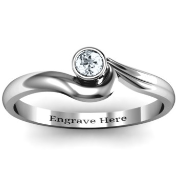Sterling Silver Low Wave Ring Sterling Silver Low Wave Ring
