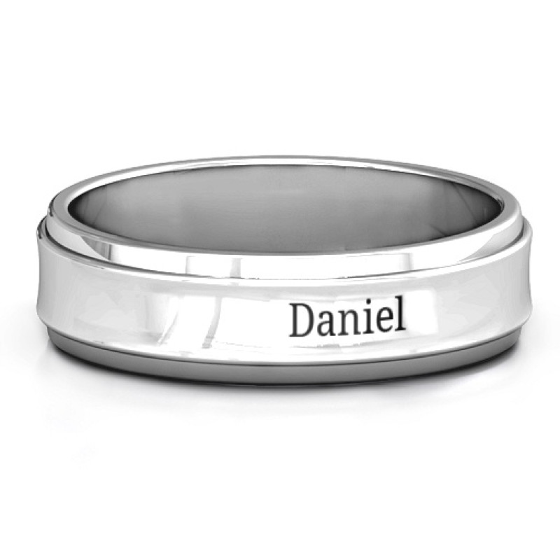 Menelaus Bevelled Concave Men's Ring Menelaus bevelled concave men's ring