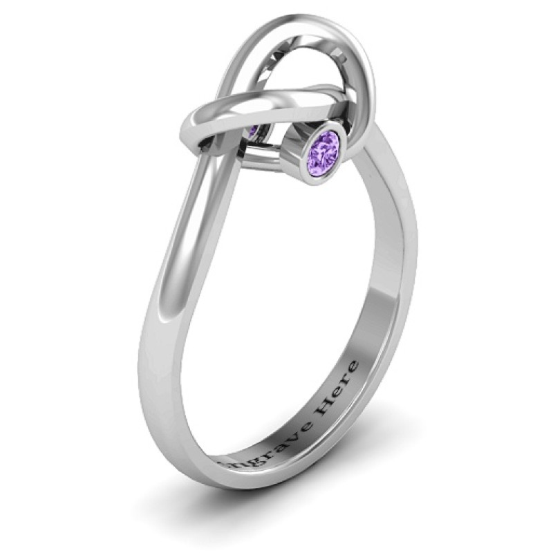 Modern Infinity Heart Ring Detail Modern infinity heart ring product detail
