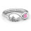Sterling Silver Mom's Infinity Bond Ring