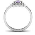 Sterling Silver Protection Hamsa Ring - Alternate View Sterling Silver Protection Hamsa Ring alternate product view