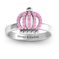 Queen of the Castle crown ring with Accent Stones