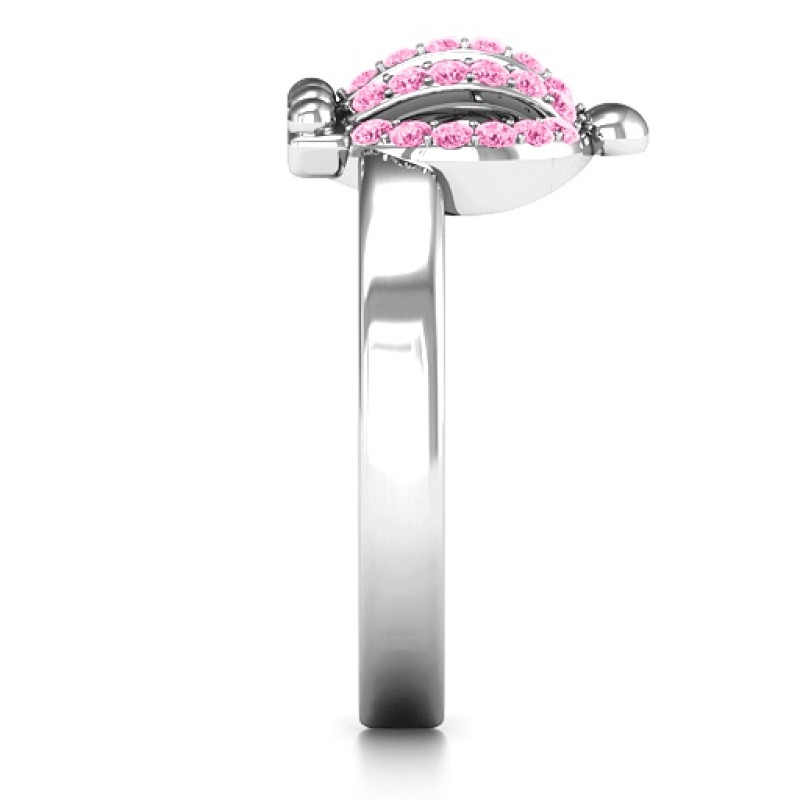 Queen of the Castle crown ring with 3D crown