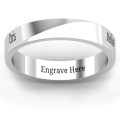 Ridge Diagonal Peak Women's Personalised Ring Ridge Diagonal Peak women's personalised ring view