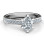 Sterling Silver Shining in Love Ring