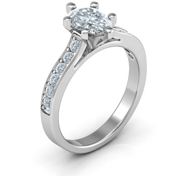 Sterling Silver Shining in Love Ring Sterling Silver Shining in Love Ring