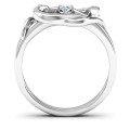 Sterling Silver Snake Lover's Knot Ring product image
