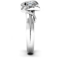 Sterling Silver Snake Lover's Knot Ring product image
