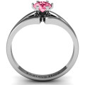 Custom Solitaire Split Shank Ring Custom solitaire split shank ring, alternate gallery view