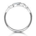 Sparkling Constellation Ring Sparkling constellation ring with a round stone cluster