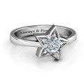 Sterling Silver Superstar Ring Star-shaped Superstar Ring product view