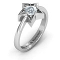 Sterling Silver Superstar Ring - View 3 Star-shaped Superstar Ring product view